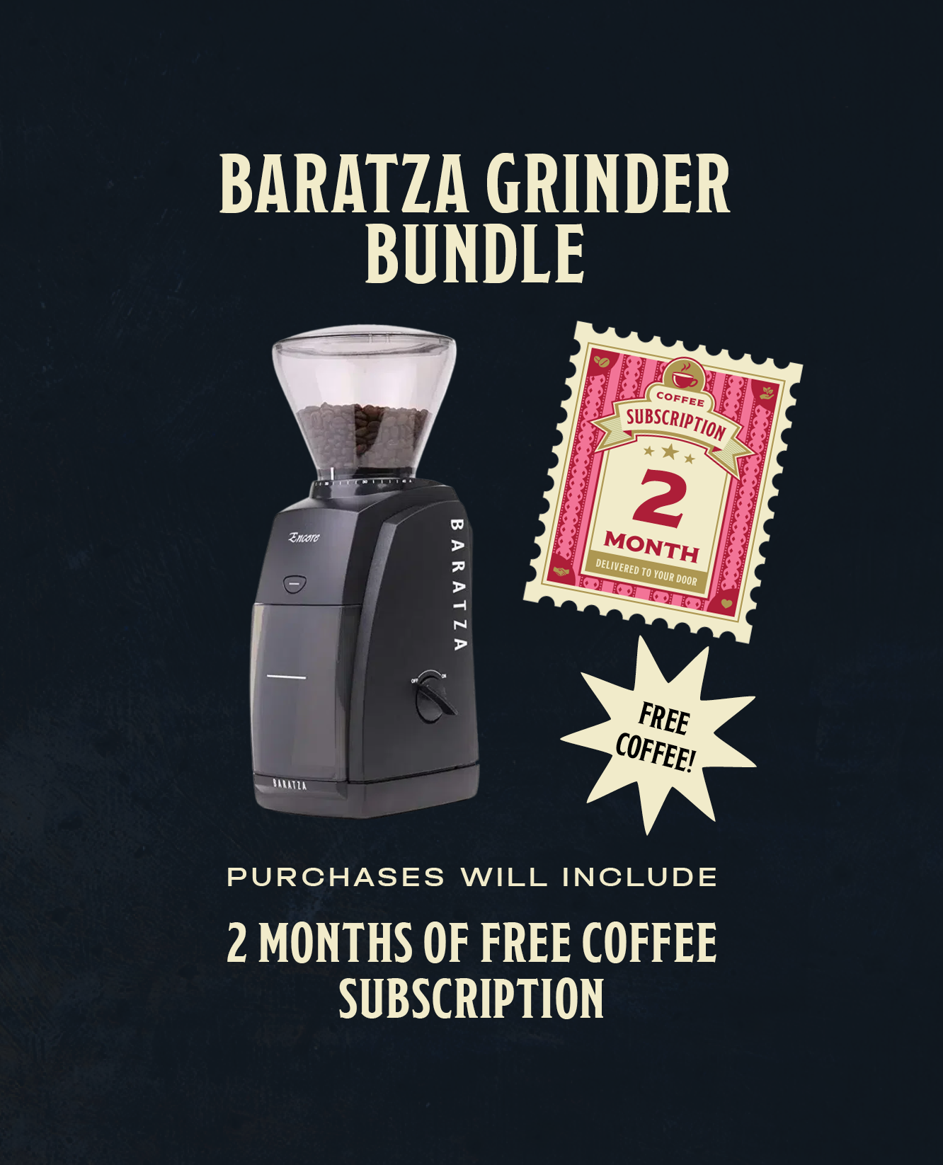 Baratza Encore Coffee Grinder Black Friday Bundle