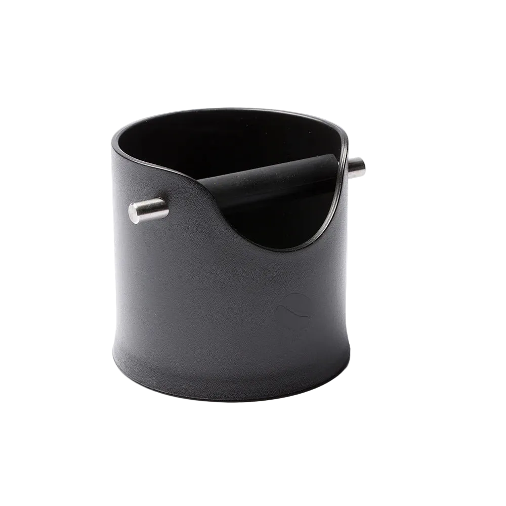 Crema Pro Coffee Knock Bin black on clear background