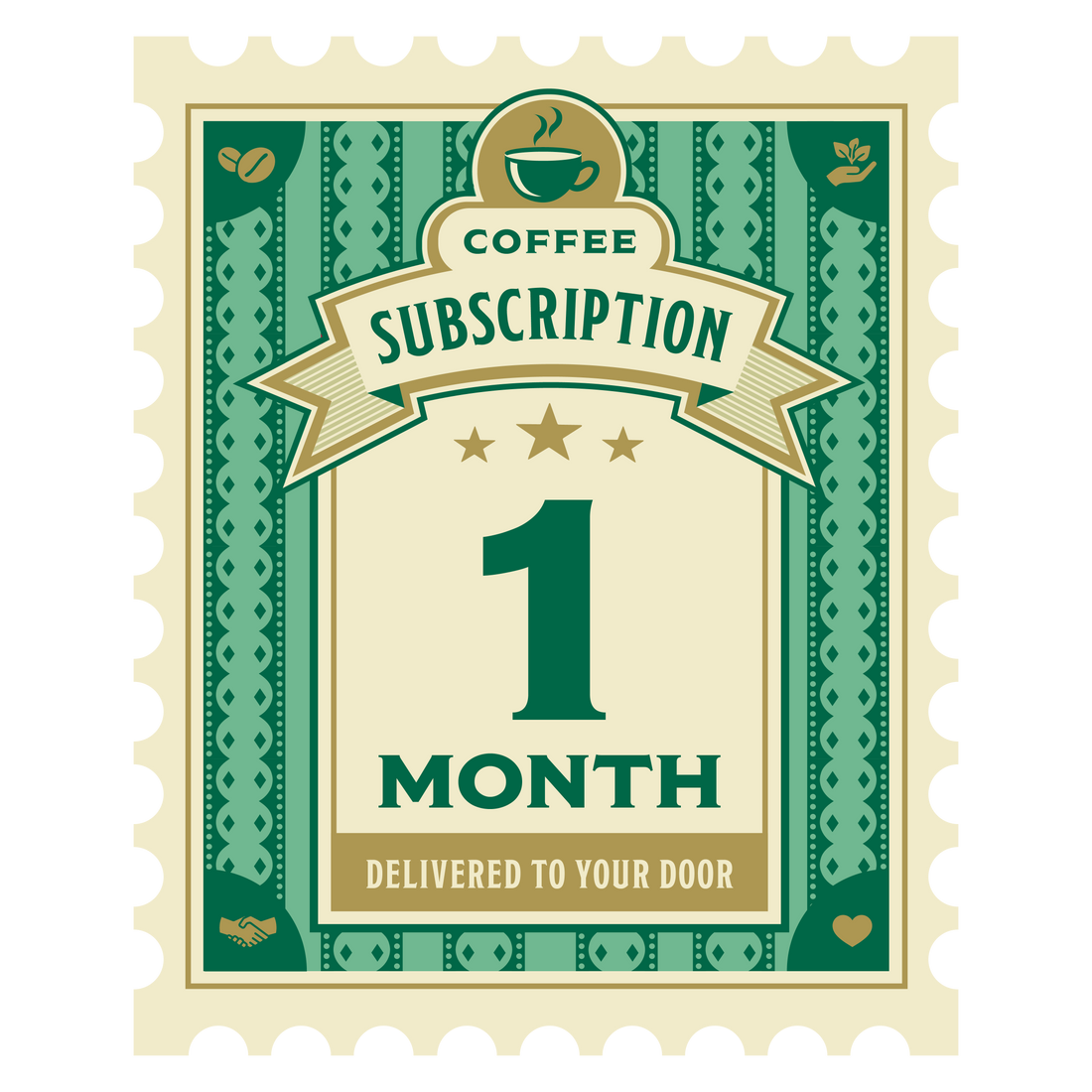 Gift 1 Month Of Coffee - 10% Discount