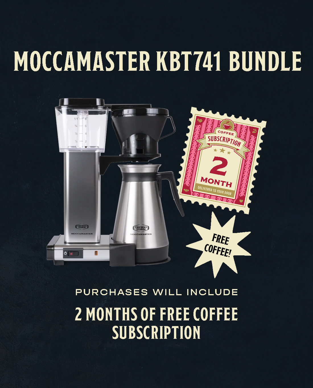 Moccamaster KBT741 Thermos Pot Black Friday Bundle