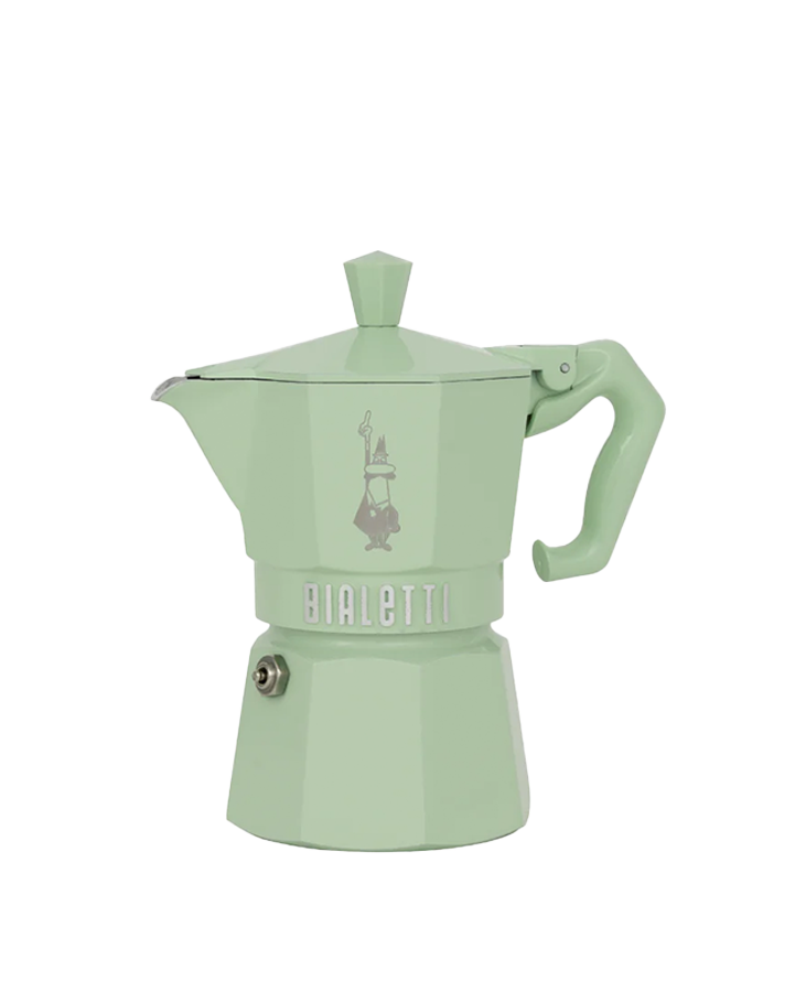 Bialetti Moka Exclusive 3 Cup Light Green