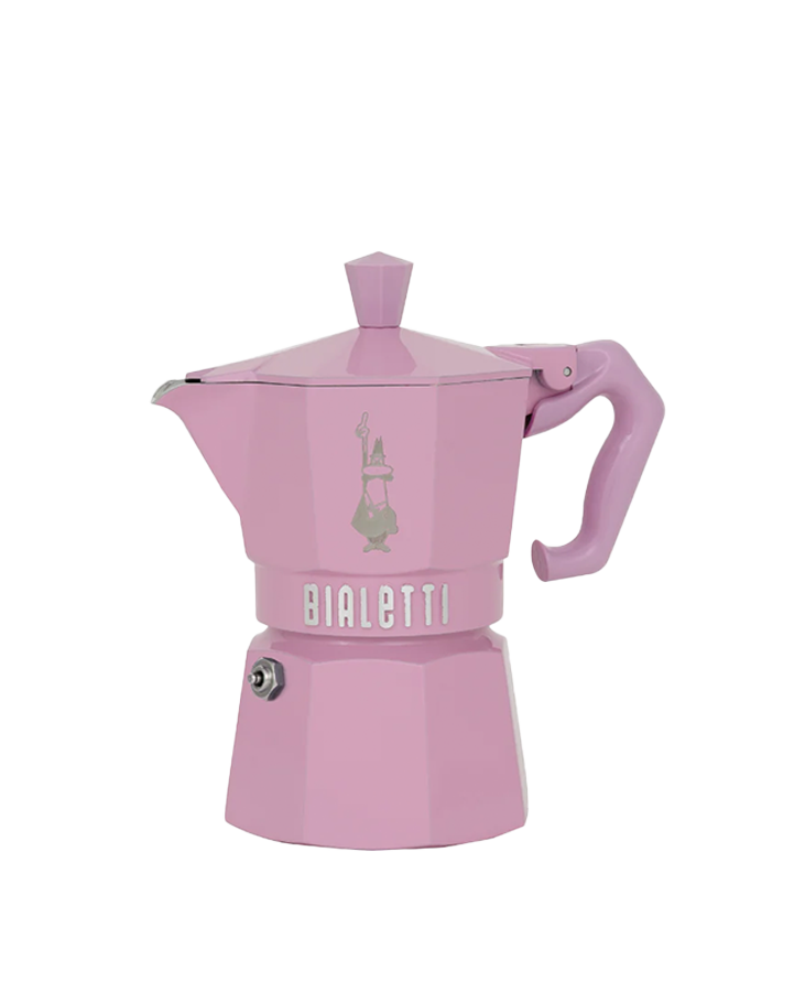 Bialetti Moka Exclusive 3 Cup Pink