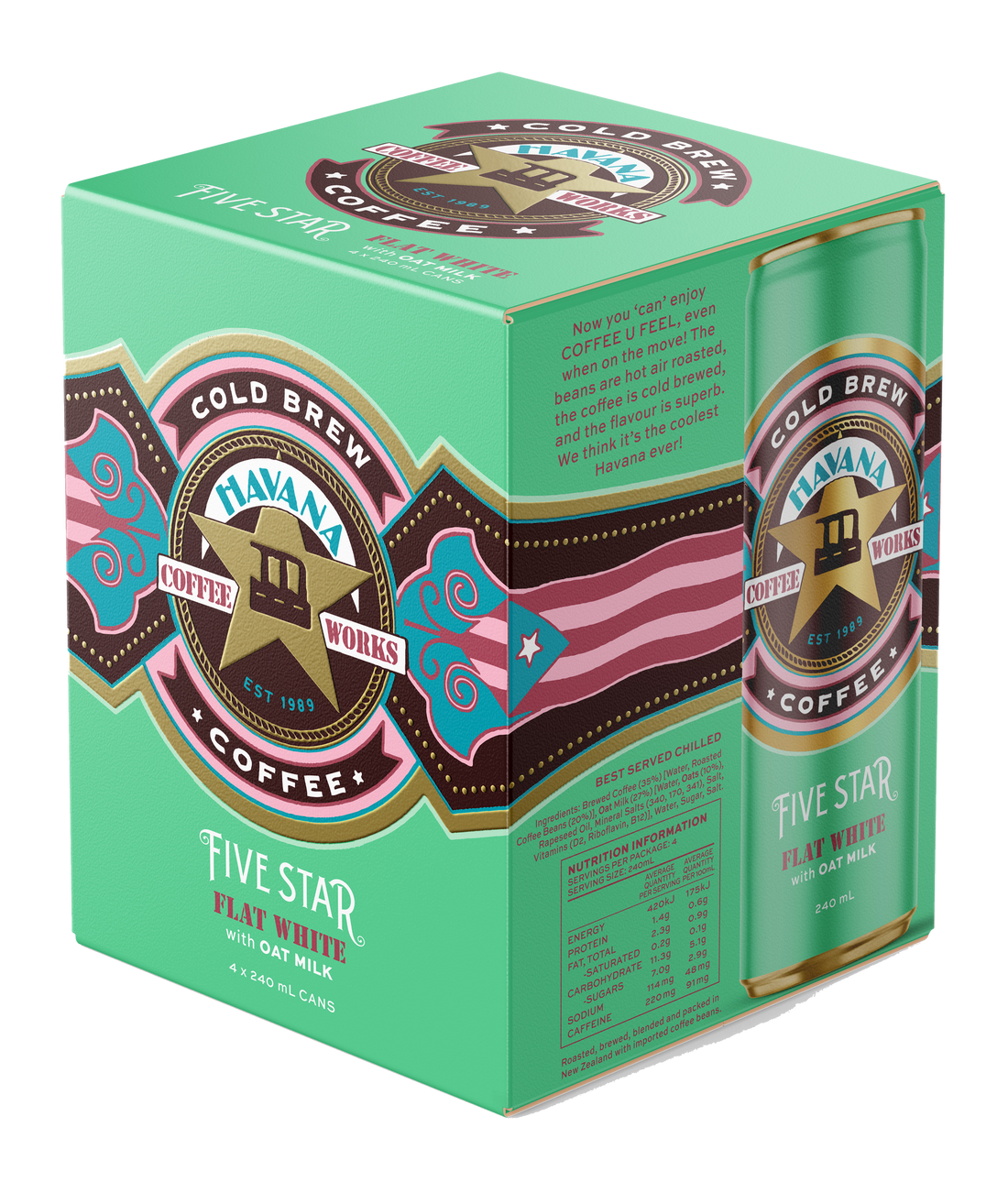 Cold Brew Flat White & Long Black Havana Coffee NZ