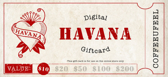 Havana Coffee Online Gift Card